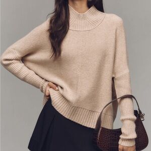 Anthropologie Maeve Gretchen mock neck sweater